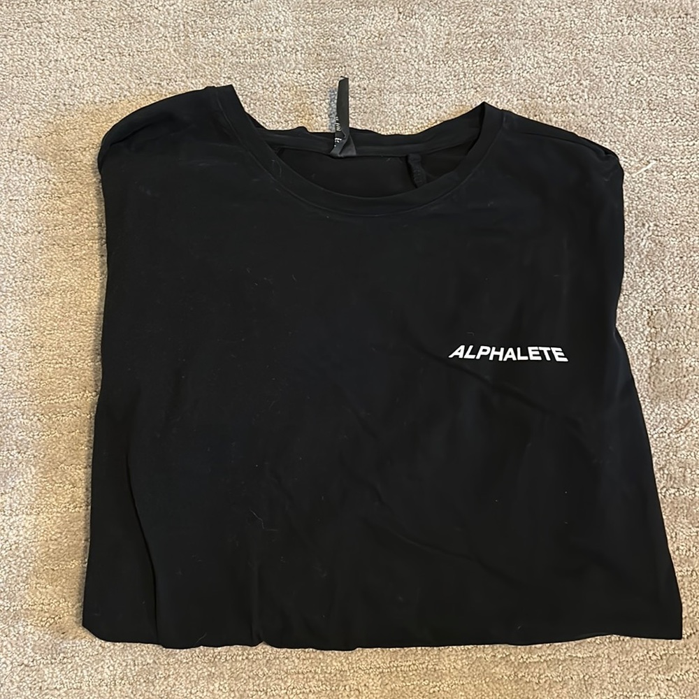 Alphalete Black Short Sleeve Shirt